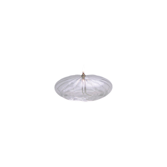 Lampe à huile Ellipse striée XL