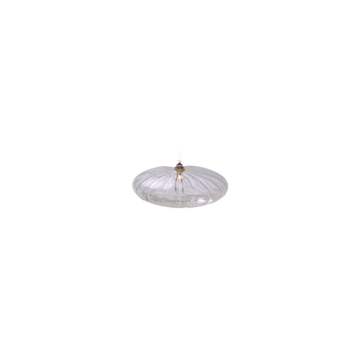 Lampe à huile Ellipse striée M