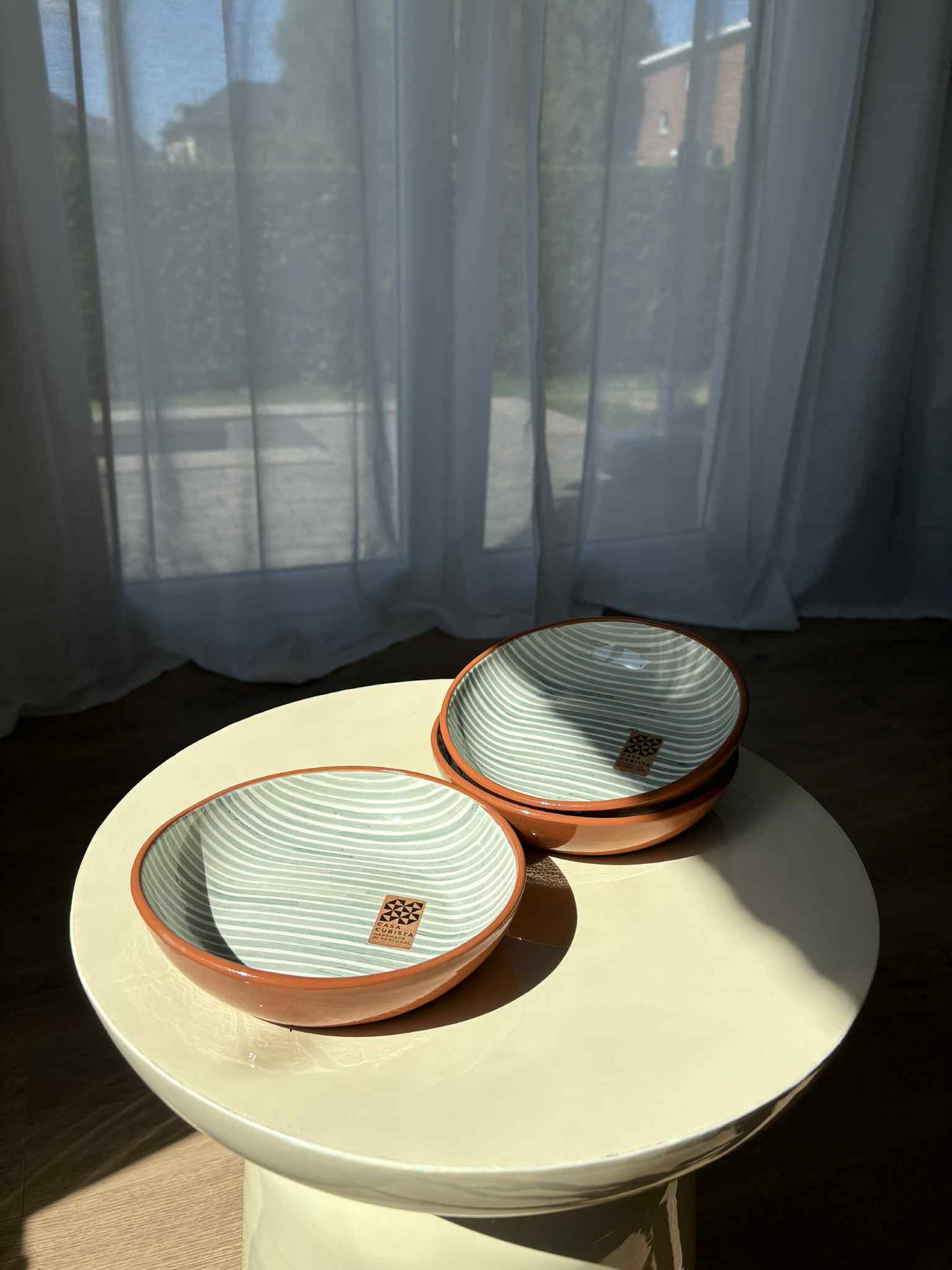 Bol en céramique artisanale Vert sauge