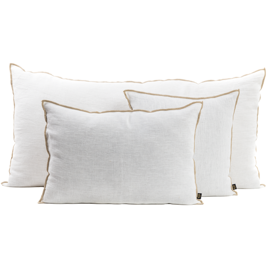 Housse de coussin CHENNAI Blanc