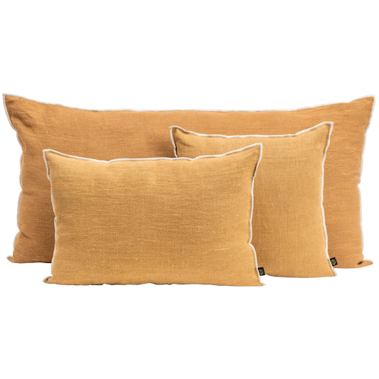 Housse de coussin CHENNAI Tabac