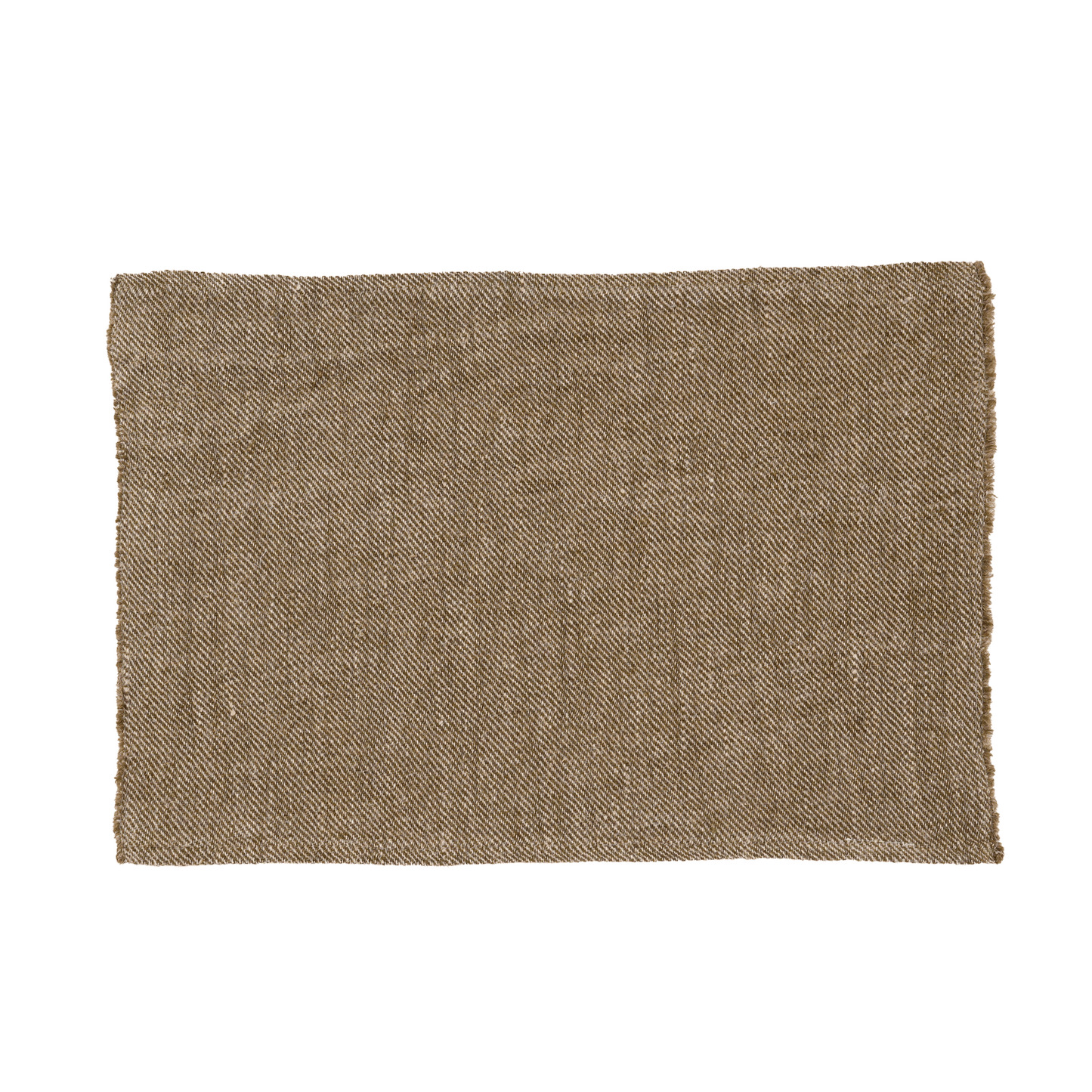 Set/serviette de table CUBA Olive 35 x 48