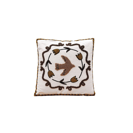 Coussin colombe Sable