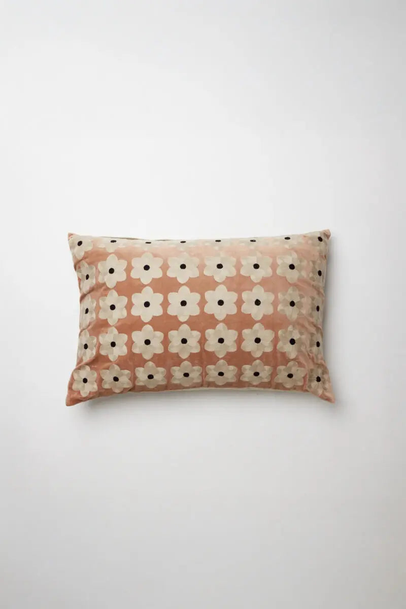 Coussin DAISY Rose poudré 40 x 60