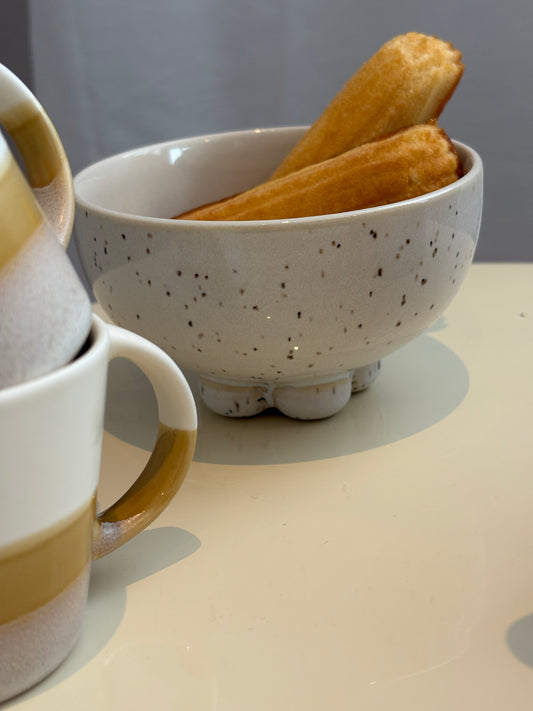 Bol moucheté ORGANIC Blanc