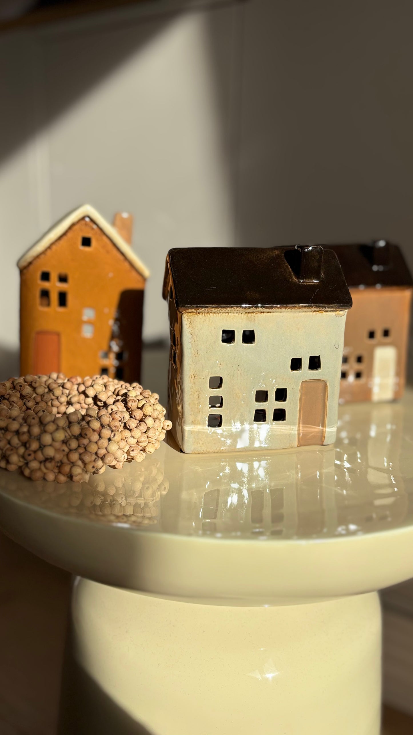 Maison en céramique Crème