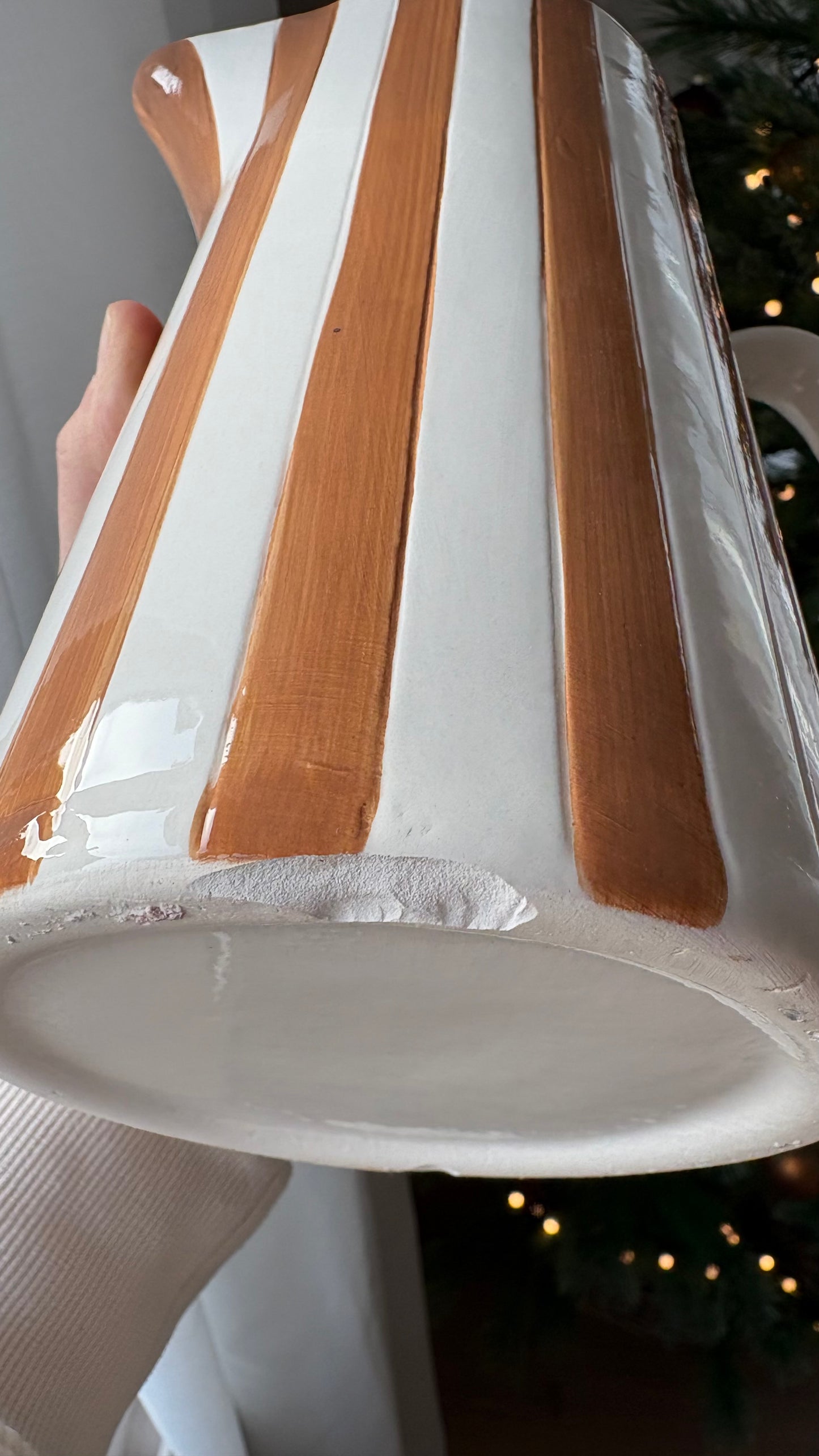 Pichet rayure Marron