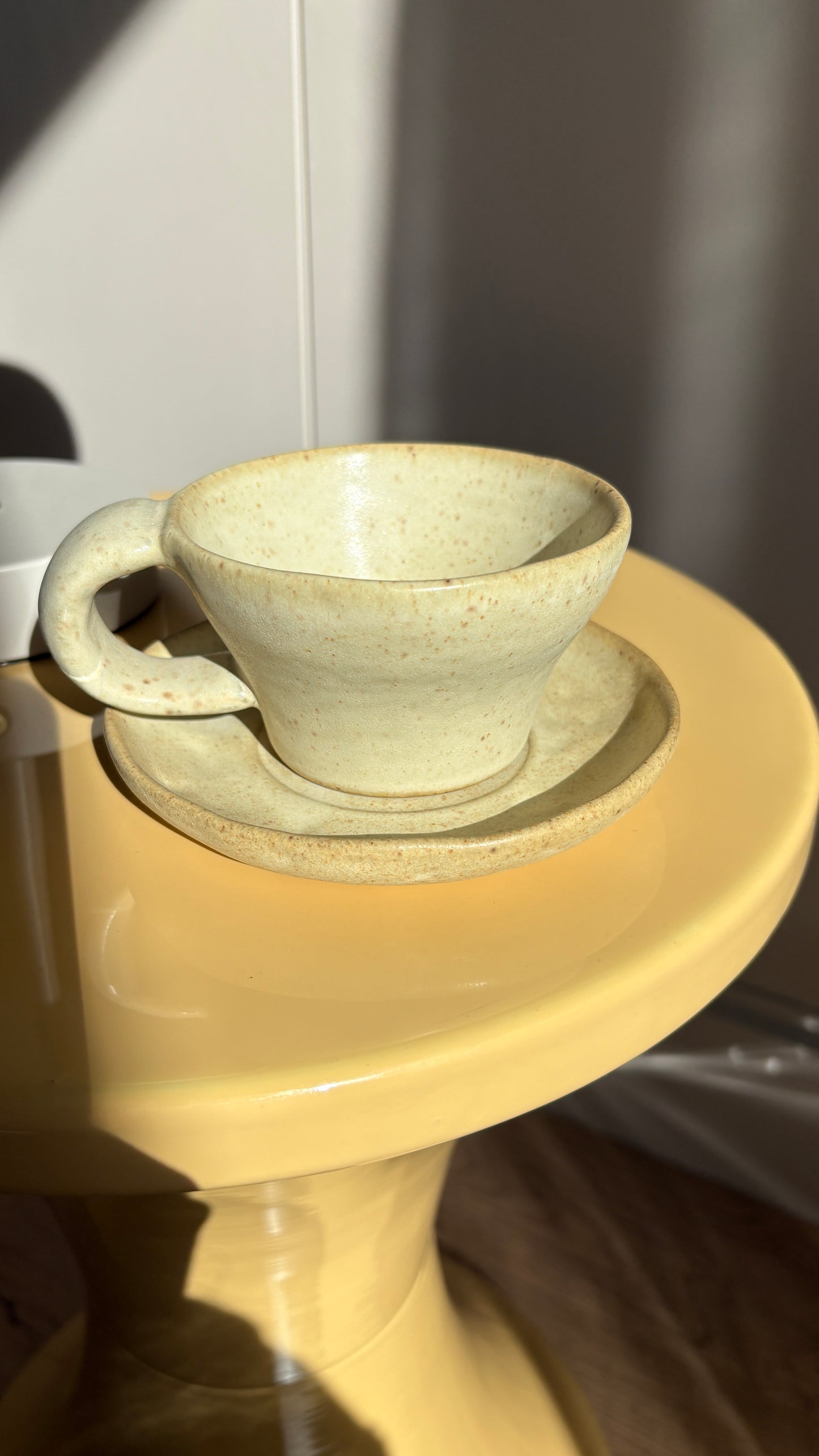 Tasse et sous-tasse TUVA Beige