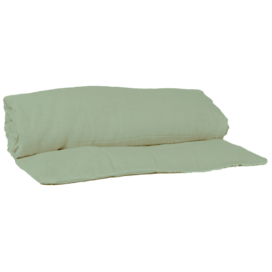 Housse d'édredon LIMY Amande 85 x 200