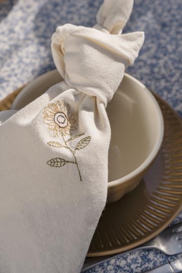 Serviette de table FLORA 40 x 40