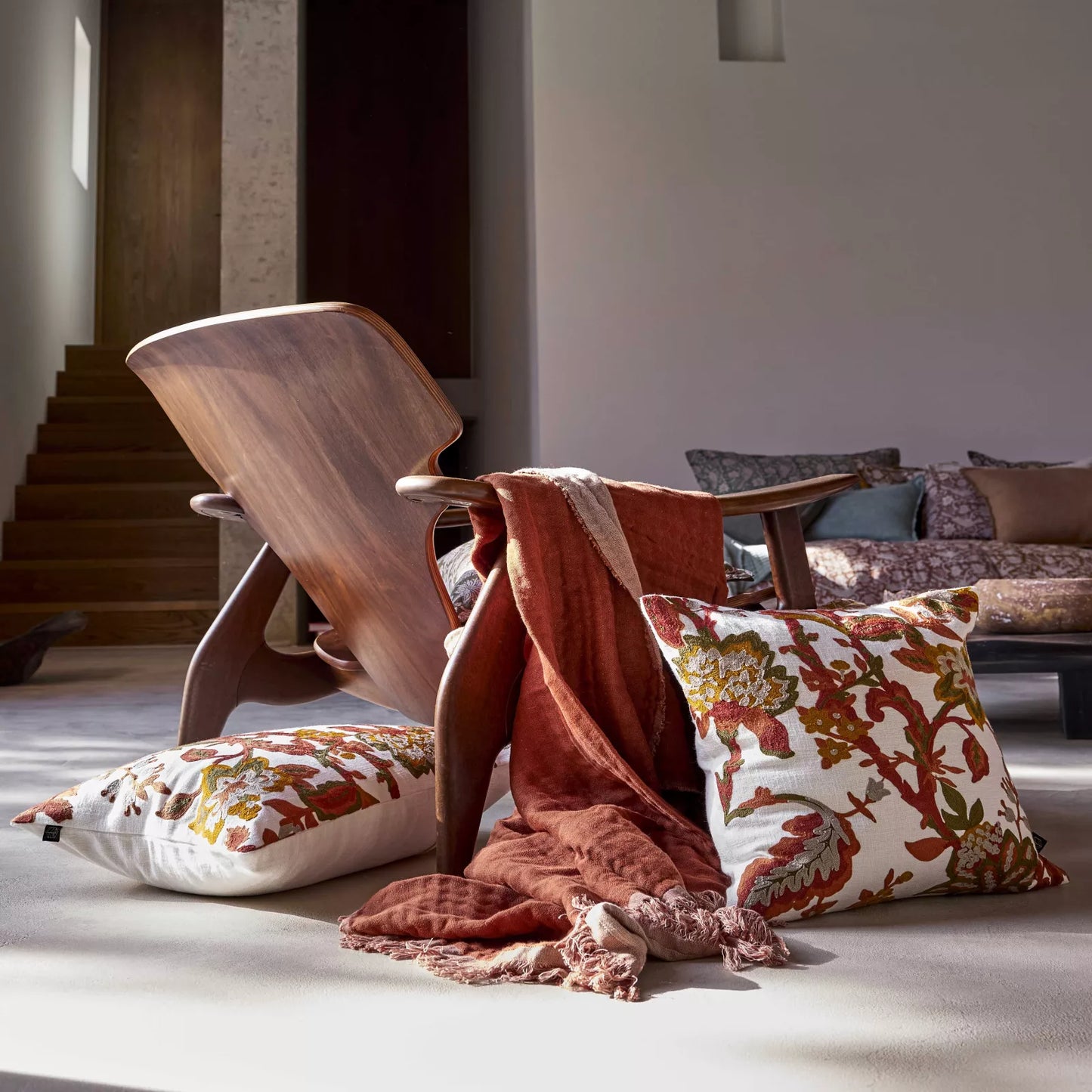 Coussin BALI Paprika 45x45