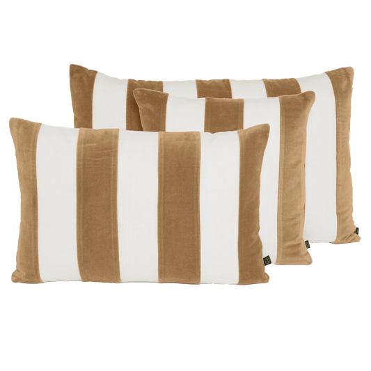 Housse de coussin PERTH Tabac 40 x 60