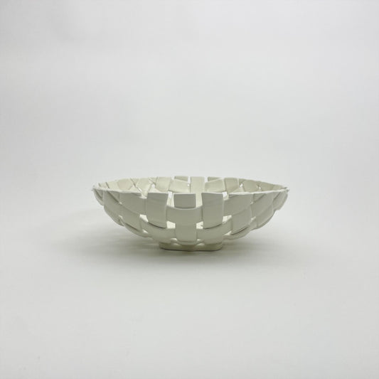 Grand plat rond tresse