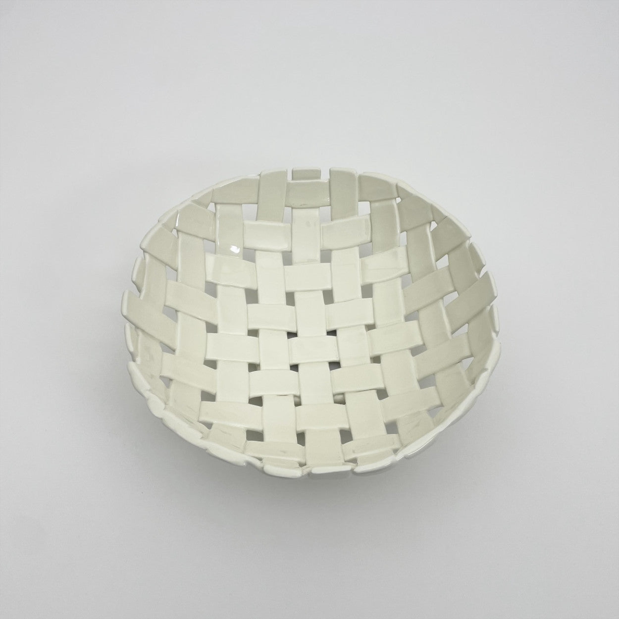 Grand plat rond tresse