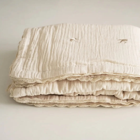 Plaid matelassé Hirondelles 65 x 97