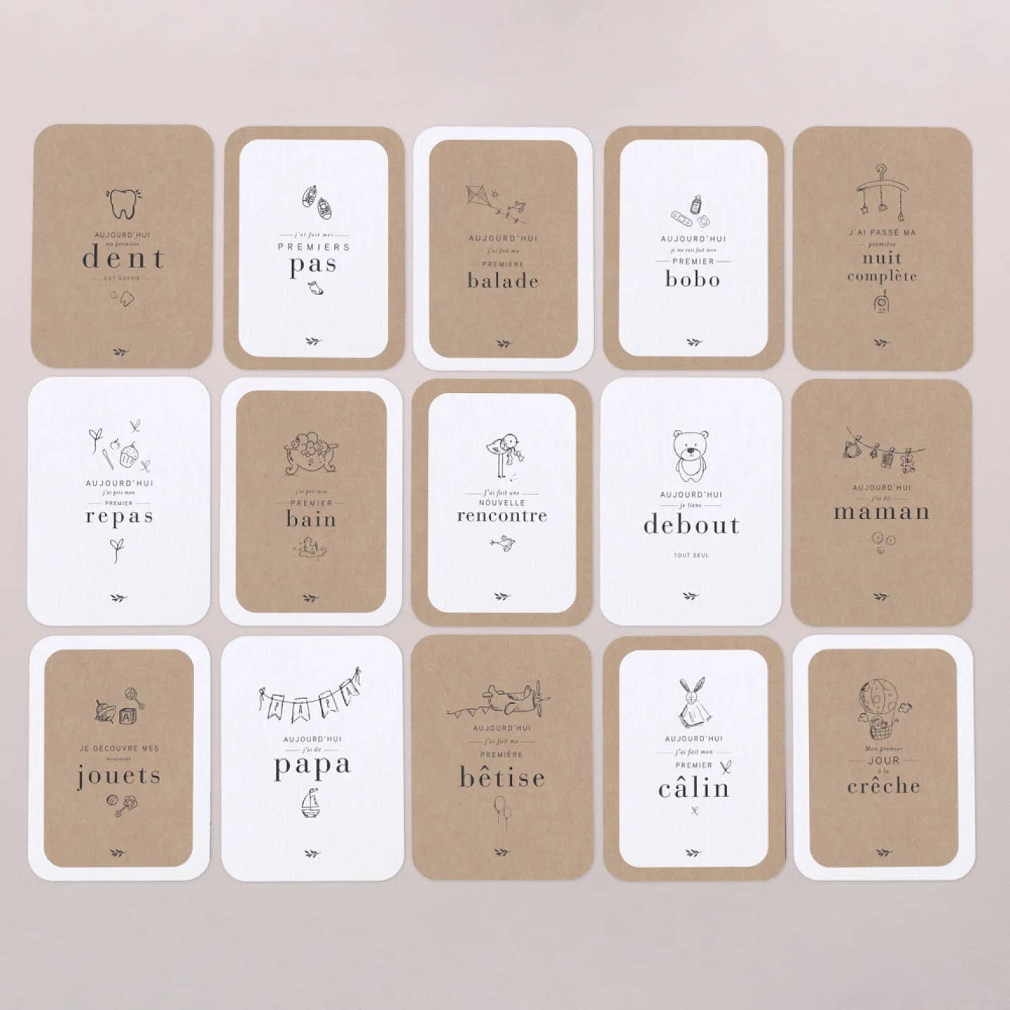 Cartes étapes première fois Hope
