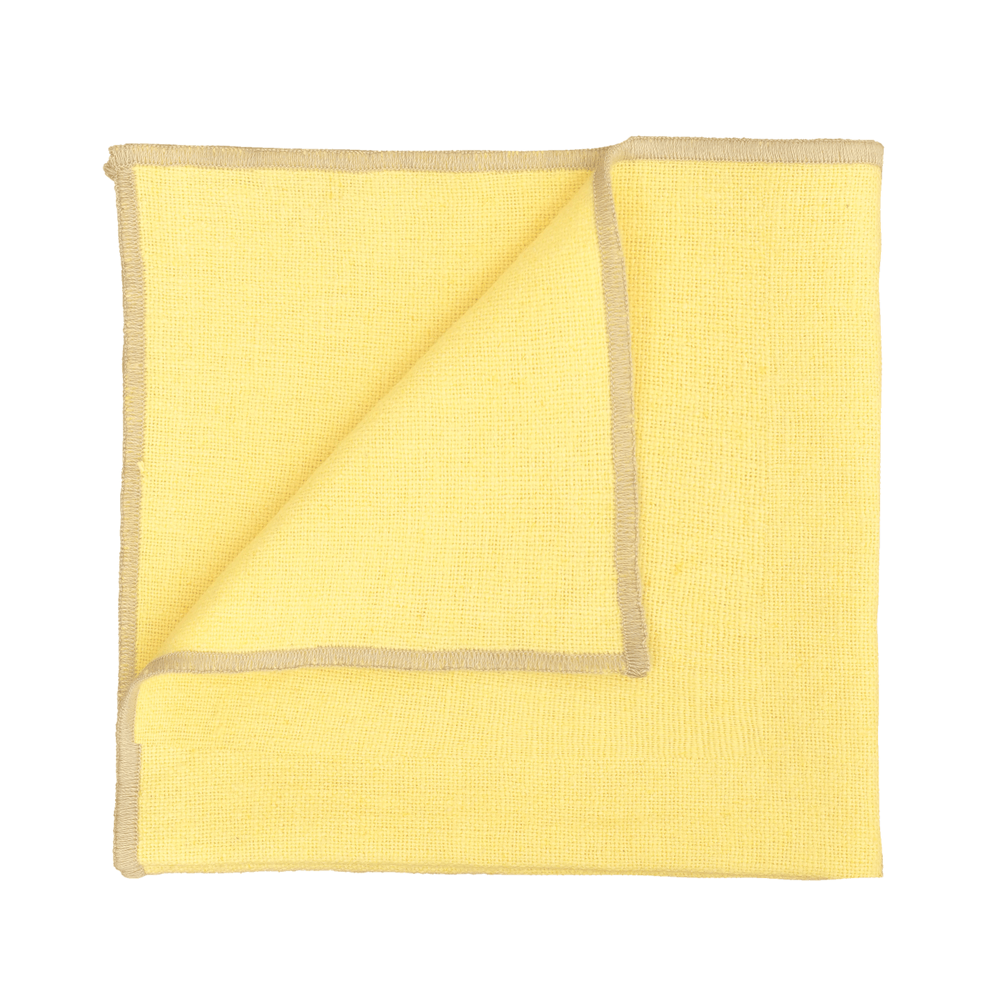 Serviette de table CORTE Paille 40 x 40