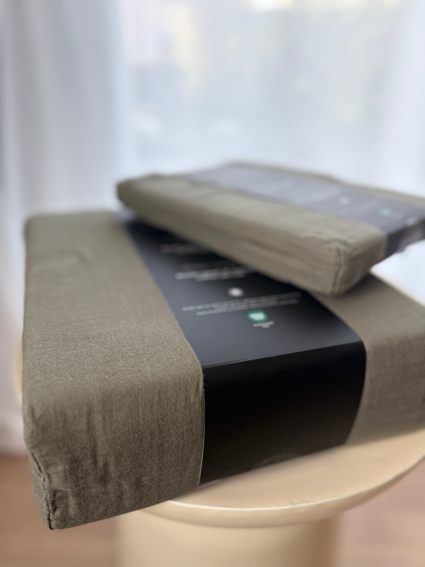 Parure de lit MYKONOS Kaki 240 x 220