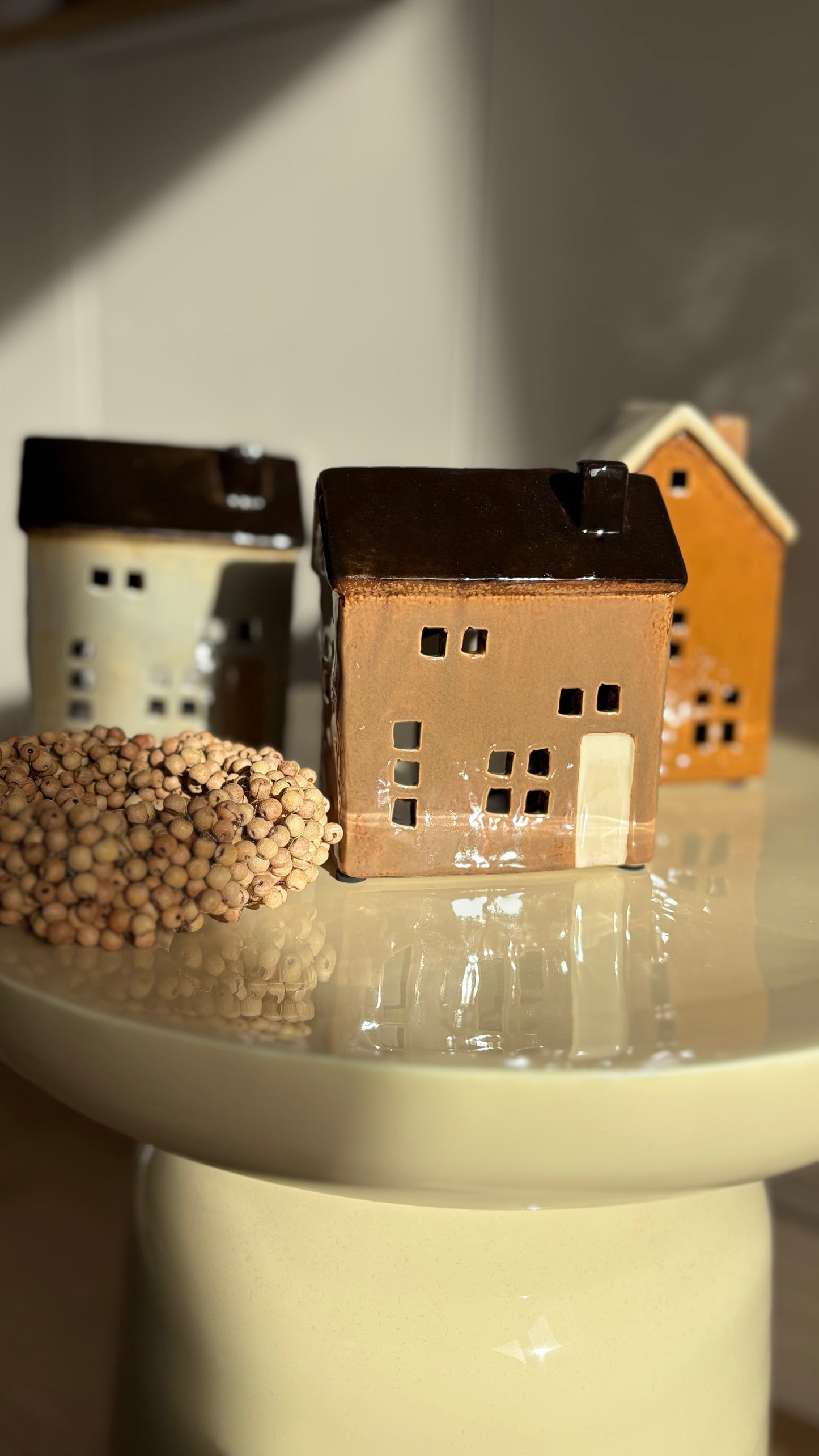 Maison céramique Marron