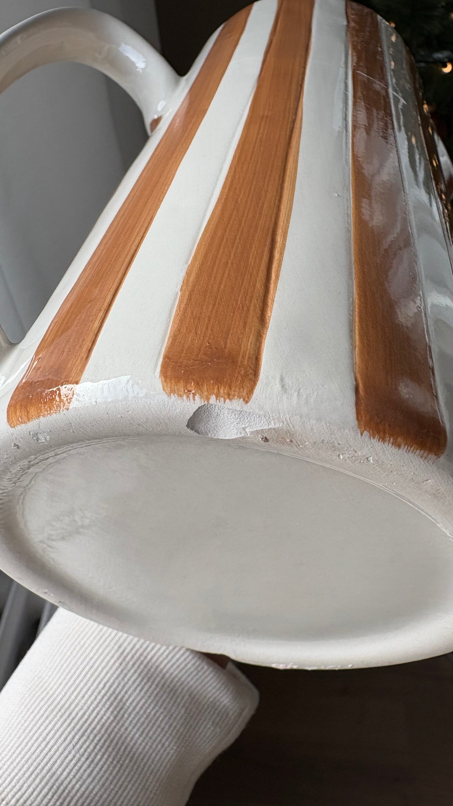 Pichet rayure Marron