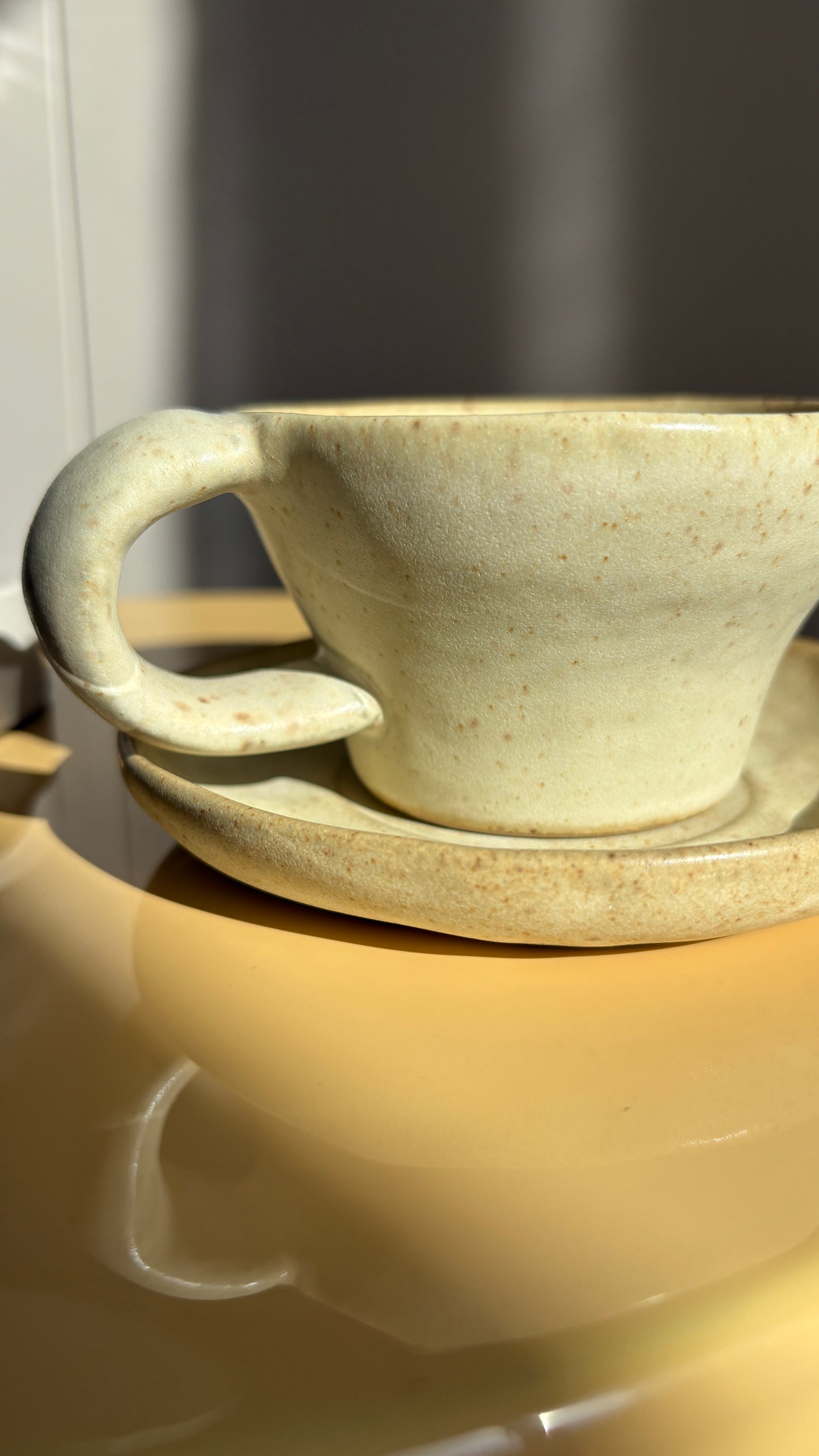 Tasse et sous-tasse TUVA Beige