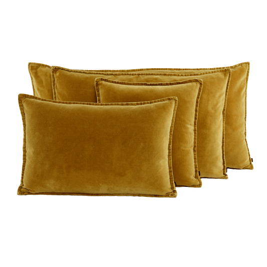 Coussin Velours Manhattan Chamois 45 x 45