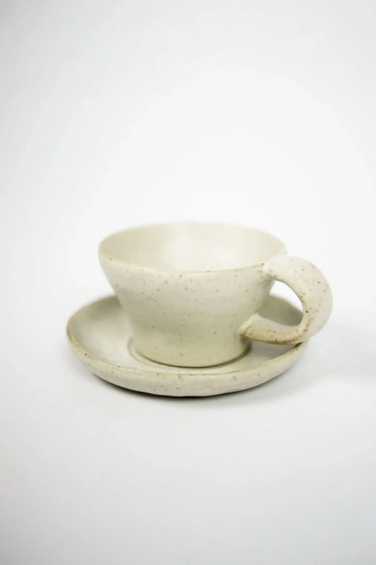 Tasse et sous-tasse TUVA Beige