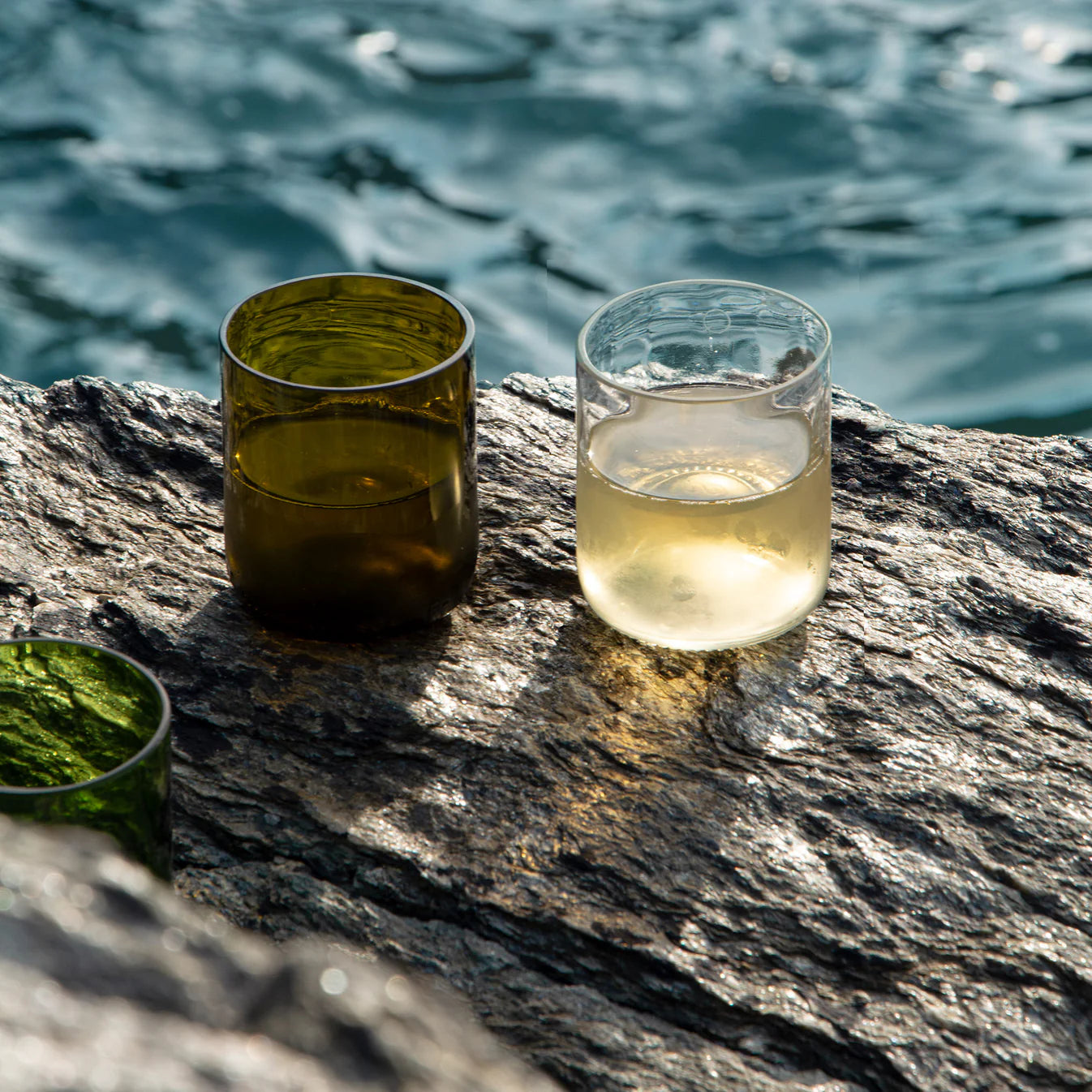 Verres Short Drink Blanc 4 pièces