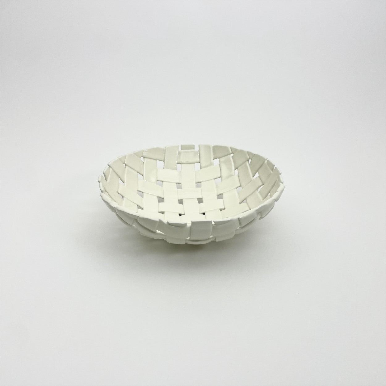 Grand plat rond tresse