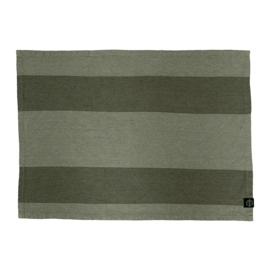Set/serviette de table SANTA CRUZ Kaki 35 x 48 2 pièces
